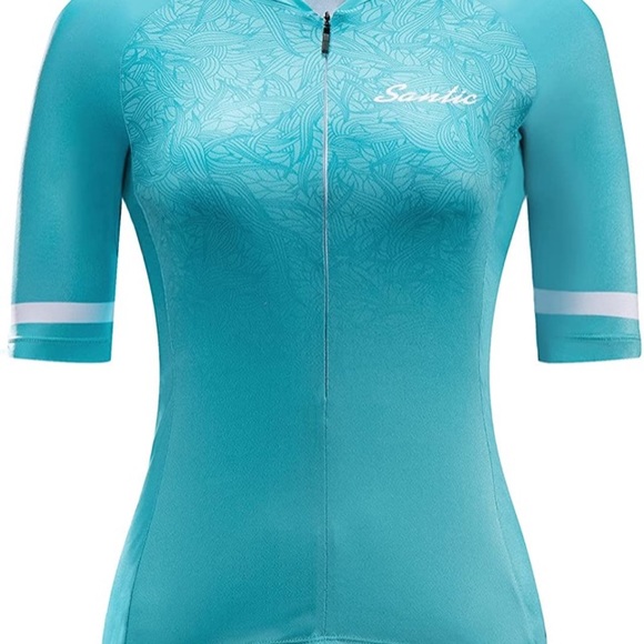 SANTIC Women’s Cycling jersey blue XS - Picture 7 of 9